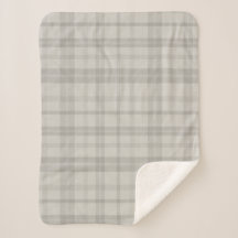 Muted Farmhouse Gray Plaid