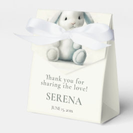 Muted getufft Bunny BABY SHOWER Geschenkschachtel