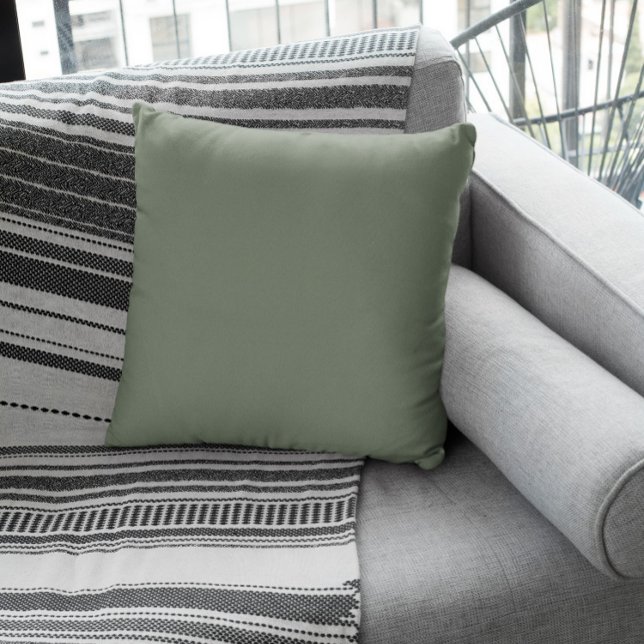 Muted Greenish Gray Kissen (Von Creator hochgeladen)