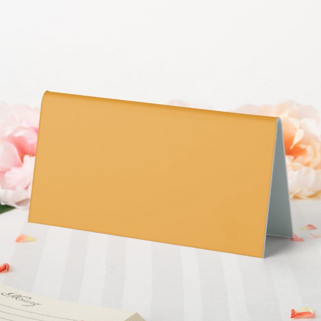 Muted Orange Background Texture for Web and Print Tischaufsteller (In Situ (Hochzeit))