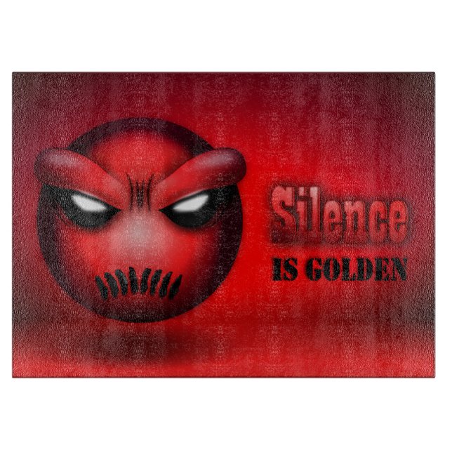 Mutemoji-Schneidbrett Schneidebrett (Vorderseite)