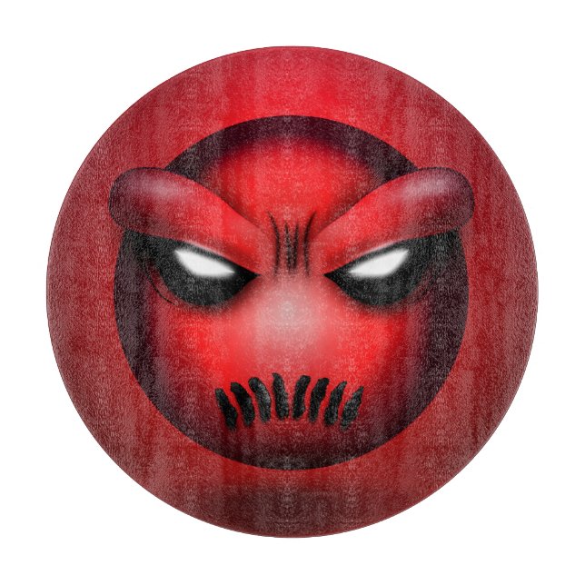 Mutemoji-Schneidbrett Schneidebrett (Vorderseite)