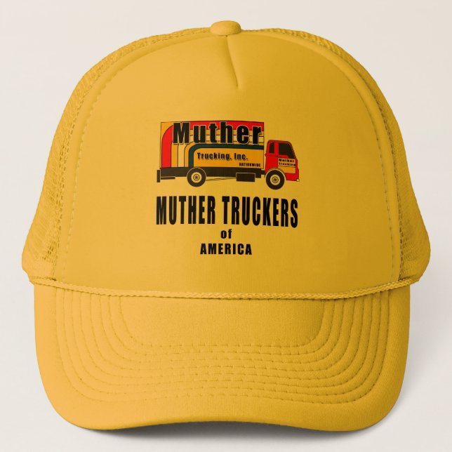 Muther Fernlastfahrer Truckerkappe (Vorderseite)