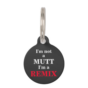 Muthund lustige spezielle Remix niedlich einzigart Haustiermarke