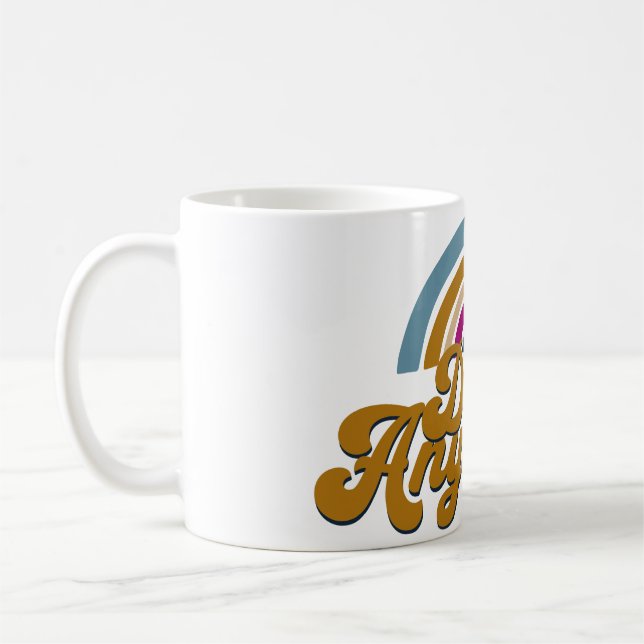 "Mutig Bloom: Mach es doch!" Kaffeetasse (Links)