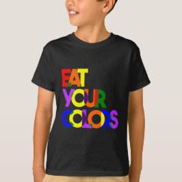Mutig "essen Sie Ihre Farb" - Kinder T-Shirt