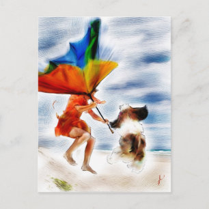 mutig handeln postkarte