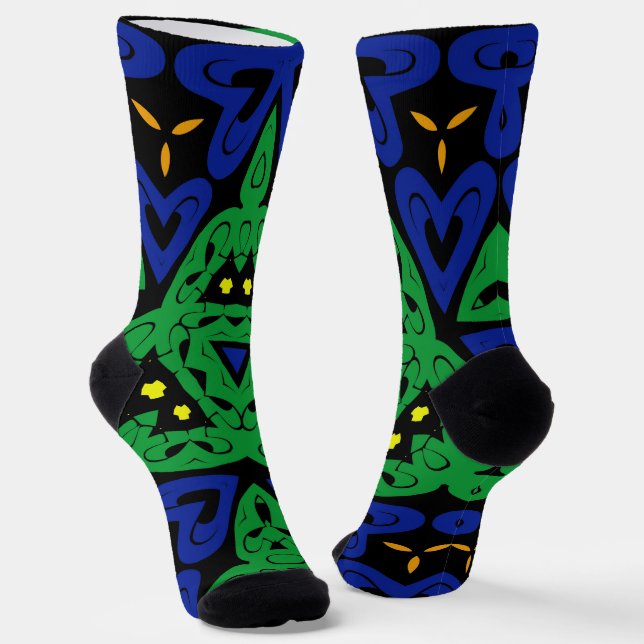 mutig und schön socken (Gewinkelt)