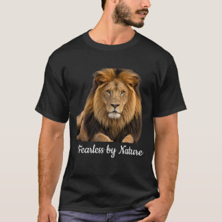 Mutig von Natur Löwe Grafik T-Shirt | Kraftvoll