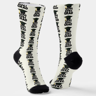 Mutige Abschlussklasse 2027 Socken