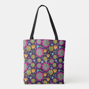 Mutige Blumen-Taschen-Tasche Tasche