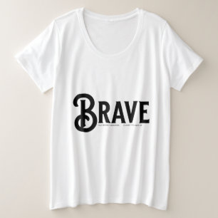 mutige, einfache Skripttrendy-Zitate Große Größe T-Shirt