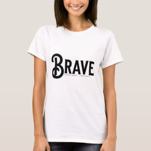 mutige, einfache Skripttrendy-Zitate T-Shirt