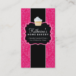 Mutige Kuchen-Bäckerei-Visitenkarte Visitenkarte
