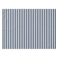 Mutige Marine-Blau-und Weiß-Streifen-Tischdecke