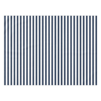 Mutige Marine-Blau-und Weiß-Streifen-Tischdecke Tischdecke
