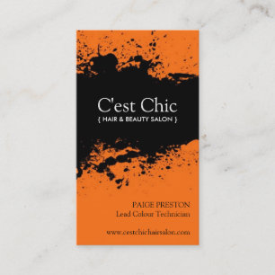 Mutige Salon-Visitenkarten Visitenkarte