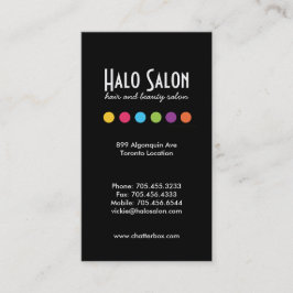 Mutige und angesagte Salon-Verabredungs-Karte Terminkarte