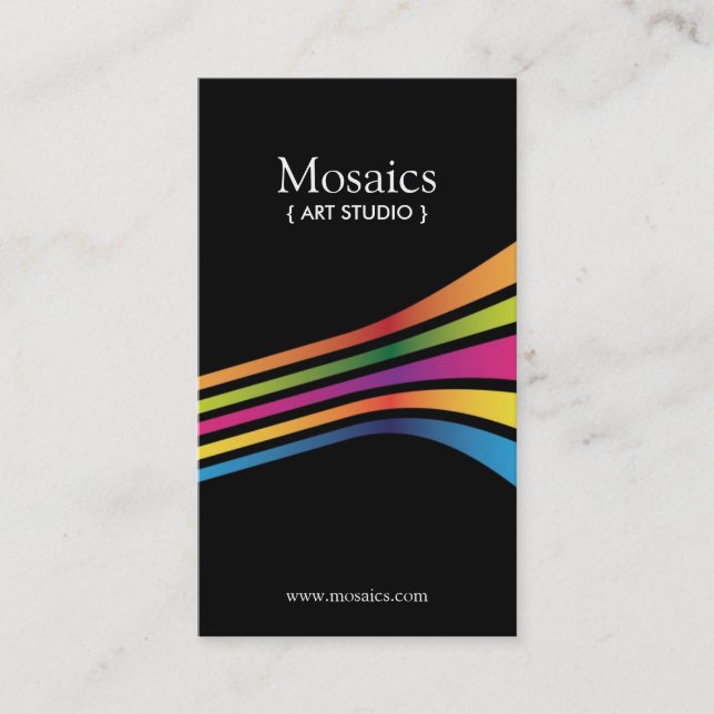 Mutige und moderne Visitenkarten Visitenkarte (Vorderseite)