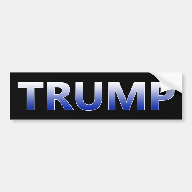 MUTIGER Autoaufkleber DONALD TRUMP - cooles blaues (Vorne)