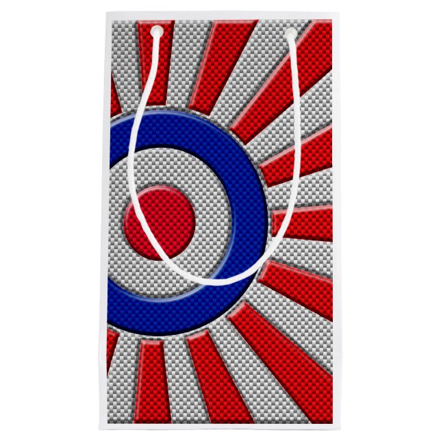 Mutiger Roundel Sonnendurchbruch-Entwurf in der Kleine Geschenktüte (Vorderseite)