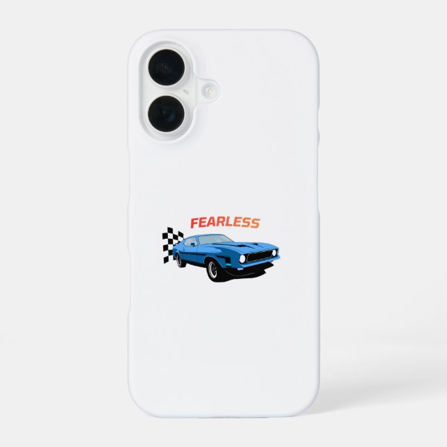 Mutiges Fahren iPhone 16 Hülle (Rückseite)