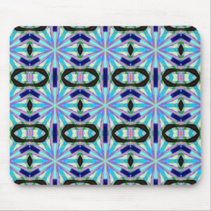 mutiges geometrisches mousepad Entwurf des blauen