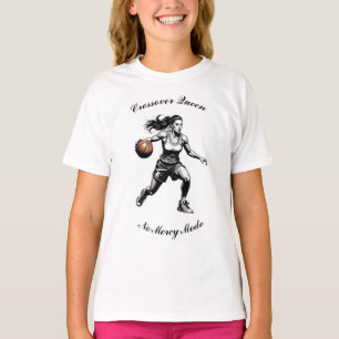 Mutiges Grafik-T-Shirt für weibliches Basketball-T T-Shirt