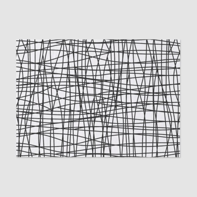 Mutiges schwarzes u. weißes seidenpapier (Vorderseite)