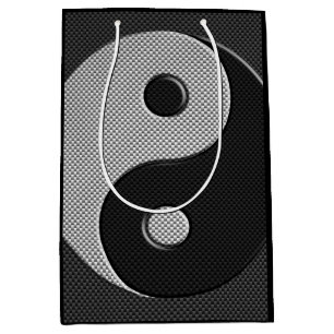 Mutiges Yin Yang in der Mittlere Geschenktüte