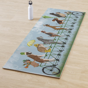 Mutley Crew auf Tandem Yogamatte