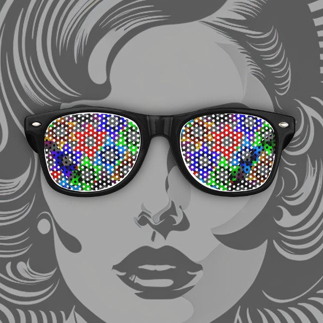 Mutli-farbene Sterne von David Bar Mitzvah Sonnenbrille (Von Creator hochgeladen)