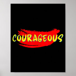 Mutmachende Inspirierende Motivierende Zitat Glaub Poster