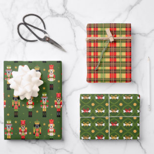 Muttcracker Weihnachten - Hunde Nussknacker  Geschenkpapier Set