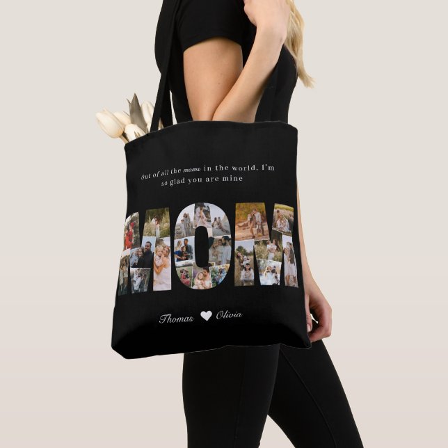 Mutter 20 Foto-Collage-Geschenk zum Muttertag Tasche (Von Nahem)