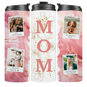 Mutter-4-Foto-Schnappschüsse-Kaffee-Reisebecher-Ta Thermosbecher