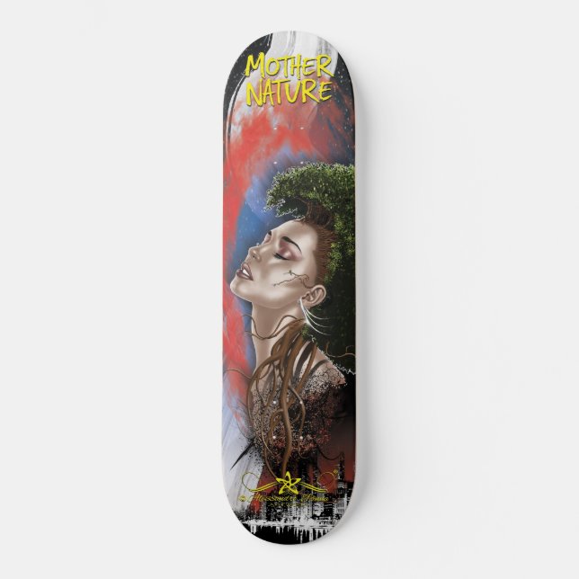 Mutter Art 3/4 Skateboard (Vorderseite)