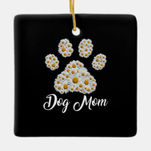 Mutter Art Best Hund Mama je Geburtstag Keramikornament