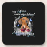 Mutter Art Dackel Mama Birthday Getränkeuntersetzer<br><div class="desc">Mutter Art Dackel Mama Birthday</div>