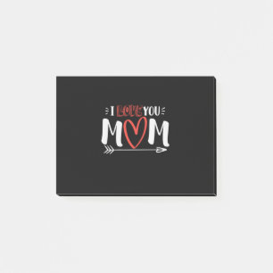 Mutter Art I Liebe You Mommy Post-it Klebezettel