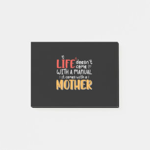 Mutter Art Life kommt mit einer Mutter Post-it Klebezettel