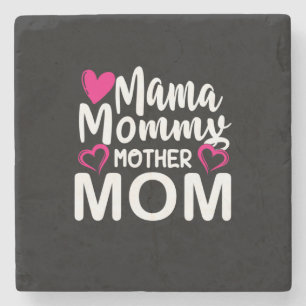 Mutter Art Mama Mommy Mother Steinuntersetzer