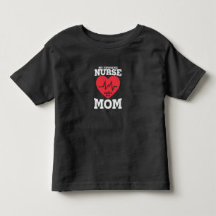 Mutter Art meine Lieblings-Krankenschwester nennt  Kleinkind T-shirt