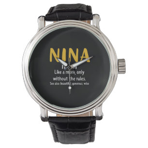 Mutter Art Nina Definition Armbanduhr