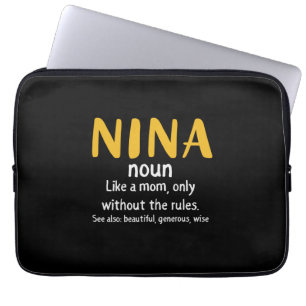 Mutter Art Nina Definition Laptopschutzhülle