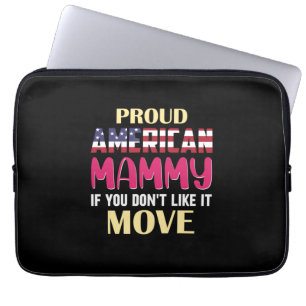 Mutter Art Proud American Mommy Laptopschutzhülle