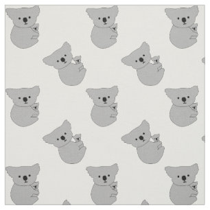 Mutter-Baby-Koala-Muster Stoff