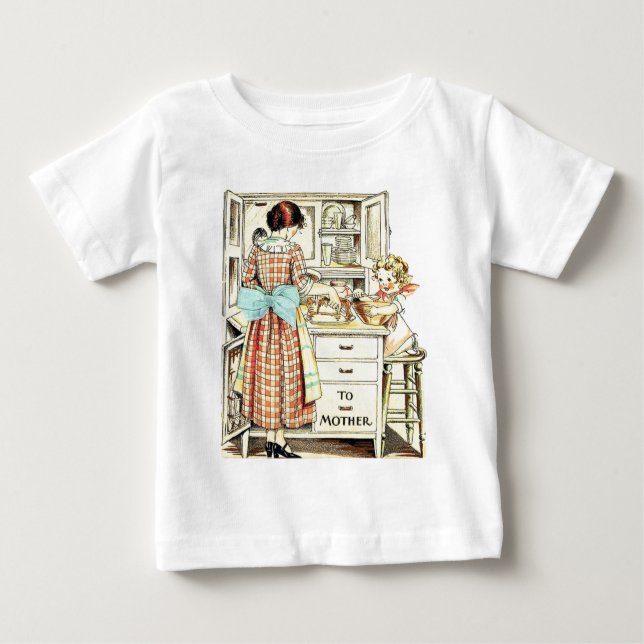 Mutter Baby T-shirt (Vorderseite)