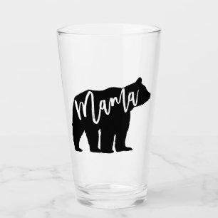 Mutter Bear Personalized Glas