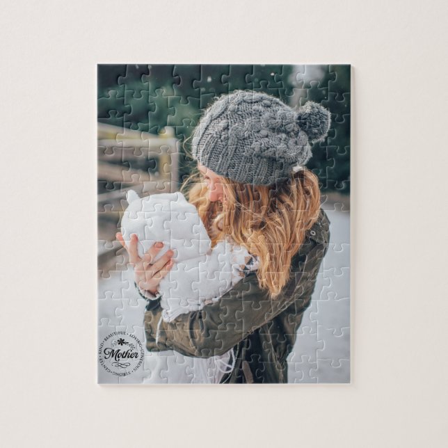 MUTTER | Benutzerdefiniertes Foto-Puzzle (Vertikal)